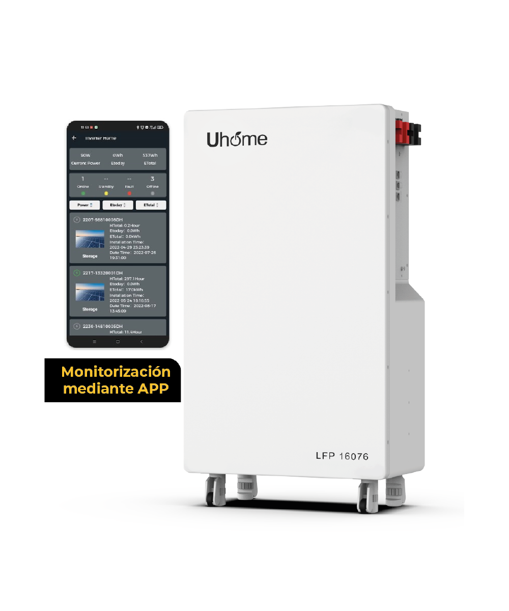 Batería de Litio Solar para casa 48V 16kWh - Imagen 4