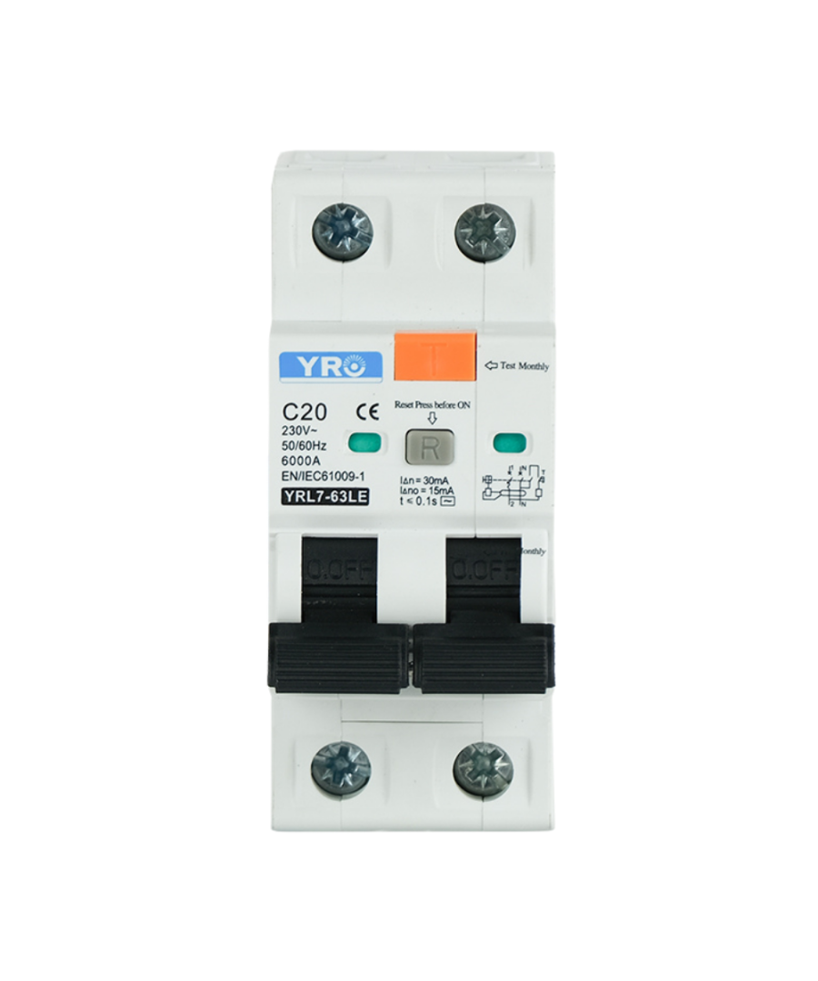 Diferencial YRO YRL7-63LE 2P 32A 230V 30mA Tipo A - Vista principal