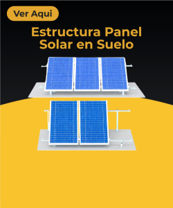 Estructura Panel Solar en Suelo