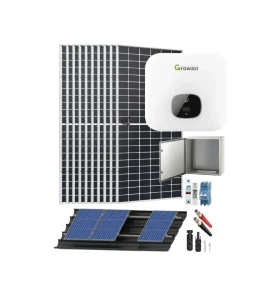 Kit solar autoconsumo fotovoltaico 6400Wp-Growatt - Imagen 1