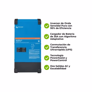 Inversor Cargador 48V Aislado Monofásico 3000W Victron MultiPlus-II 120V 48/3000/35-50 - Imagen 3